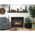 Empire Keystone 36 Inch B-Vent Deluxe Millivolt Control Natural Gas Fireplace with Flush Face Attached
