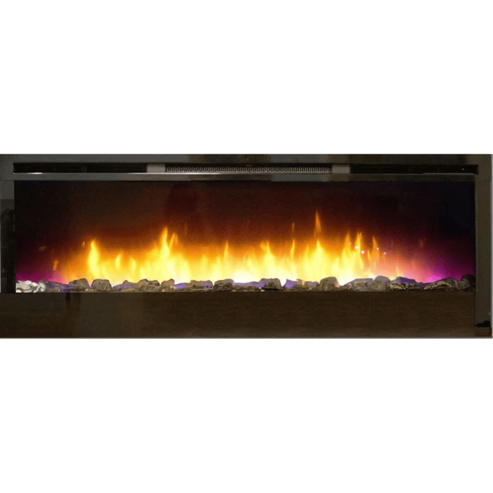 Empire Nexfire 50 Inch Linear Electric Fireplace Attached