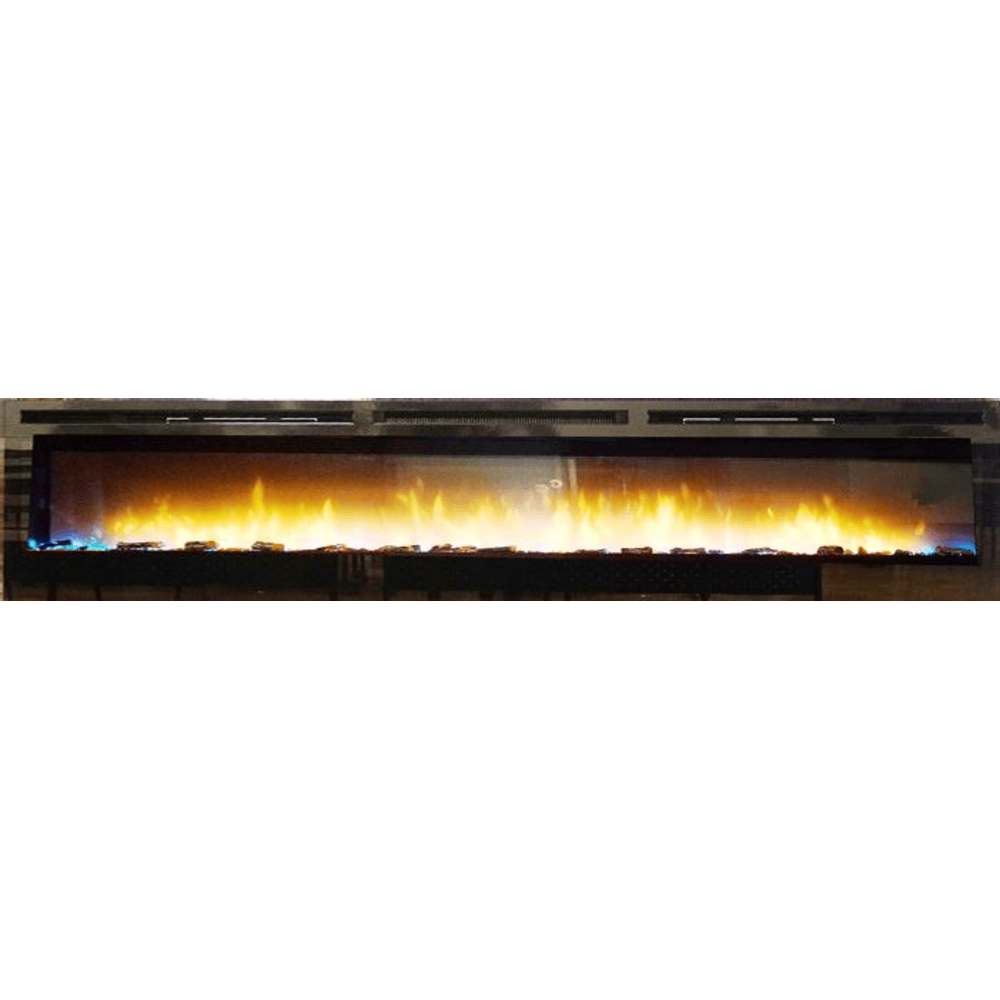 Empire Nexfire 74 Inch Linear Electric Fireplace Attached