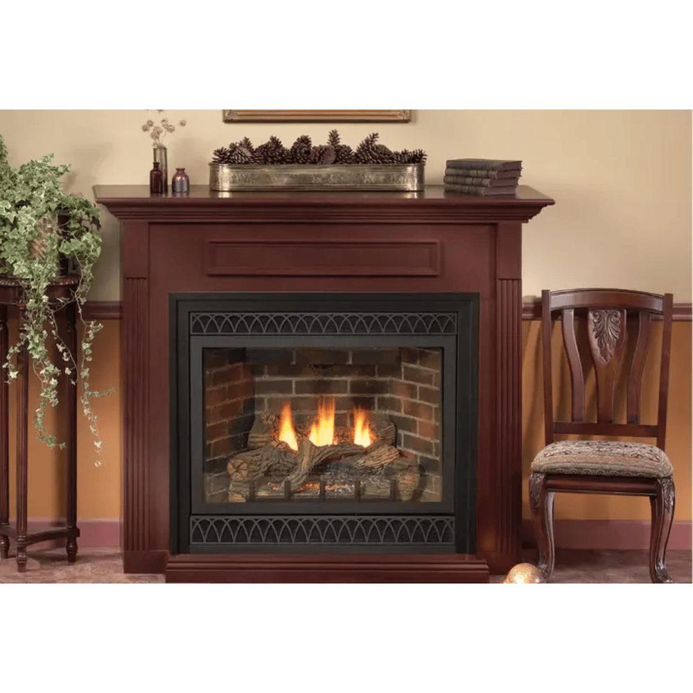 Empire Standard Cabinet Mantel with Base Attahced