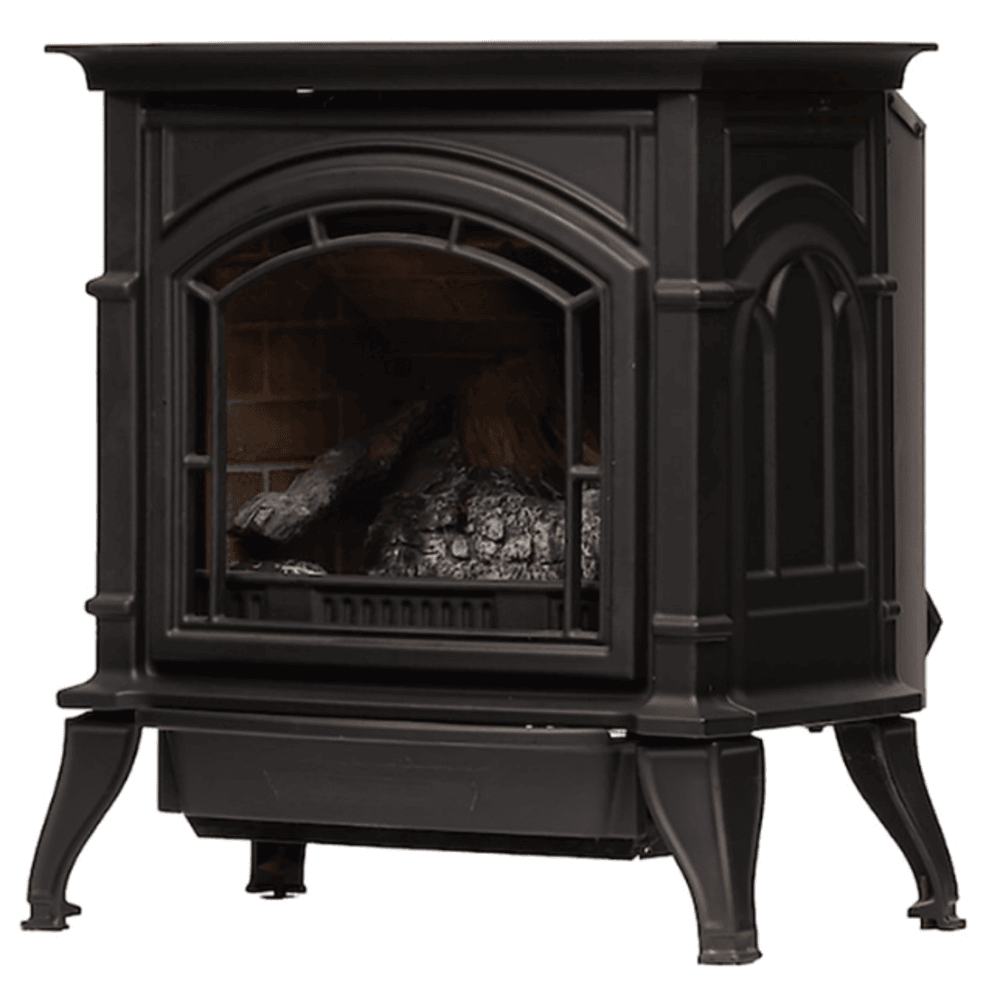 EverWarm Freestanding Vent Free Gas Stove Side View 2