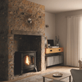 EverWarm Freestanding Vent Free Gas Stove Attached