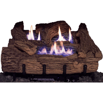 Everwarm 24 Inch Palmetto Oak Log and Burner Package Sample