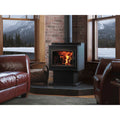 Ironstrike Grandview 230 Freestanding Wood Burning Stove Attached