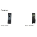 Ironstrike Serefina 17,500-28,000 BTU Cast Iron Direct Vent Freestanding Gas Stove Remotes