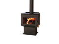 Ironstrike Tahoma 1600 Freestanding Wood Burning Stove Front VIew