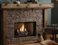Kingsman HBZDV4228 42 Inch Zero Clearance Direct Vent Gas Fireplace in IPI Ignition Attached