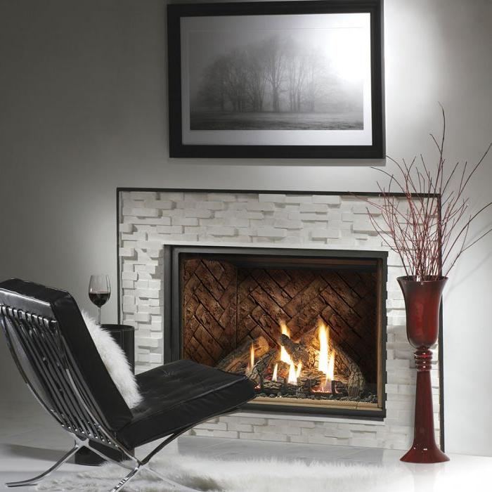 Kingsman HBZDV4736 47 Inch Zero Clearance Direct Vent Gas Fireplace in IPI Ignition Attached