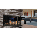 Kingsman MCVP42 43 Inch Clean View Peninsula Direct Vent Gas Fireplace in Millivolt Ignition Attched