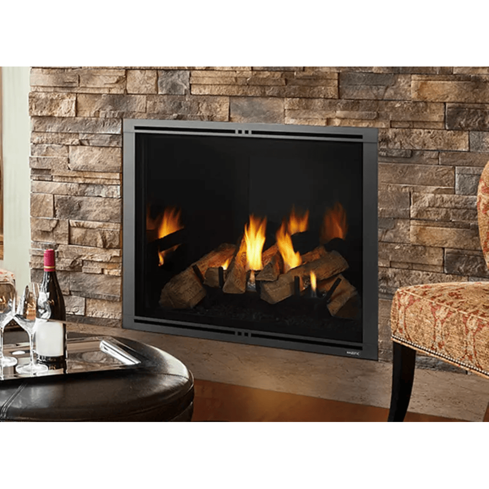 Majestic Marquis II 42 Inch Traditional Direct Vent Natural Gas Fireplace with IntelliFire Touch Ignition System