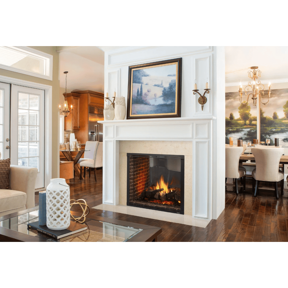 Majestic Marquis II 42 Inch See-Through Traditional Direct Vent Natural Gas Fireplace with IntelliFire Touch Ignition System Attached