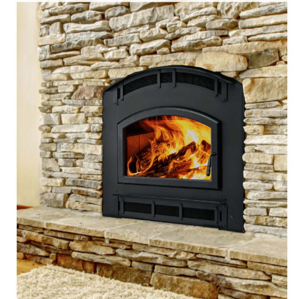 Majestic Pioneer III Wood Burning Fireplace Attached