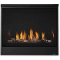 Majestic Quartz 42 Inch Top/Rear Direct Vent Gas Fireplace with IntelliFire Touch Ignition System Front