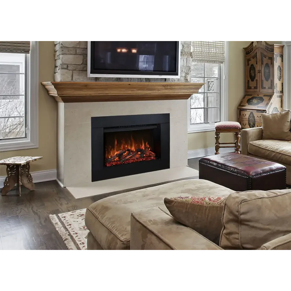 Modern Flames 30 Inch RedStone Built In Electric Fireplace Attached