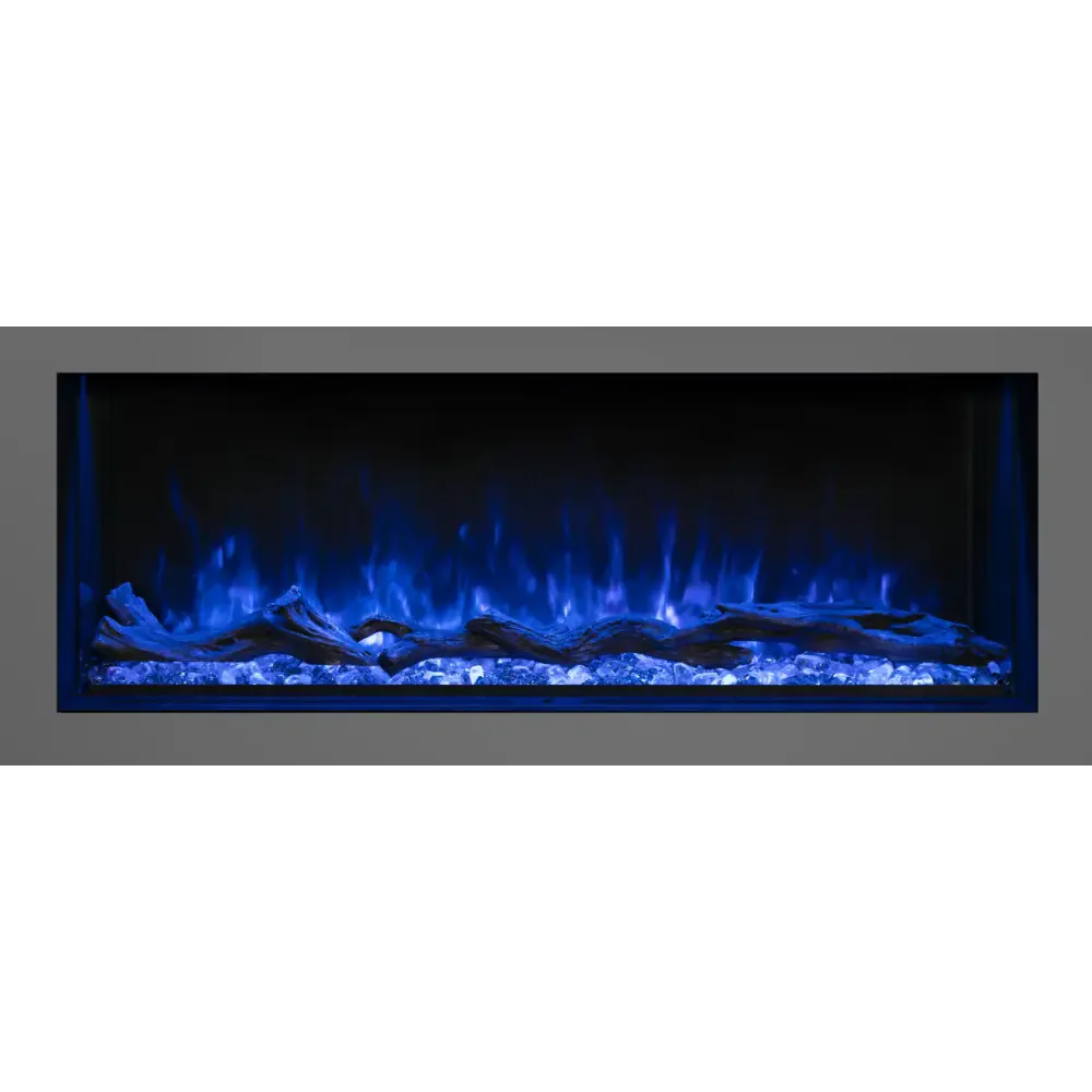 Modern Flames 44 Inch Landscape Pro Multi Linear Electric Fireplace Blue Flame