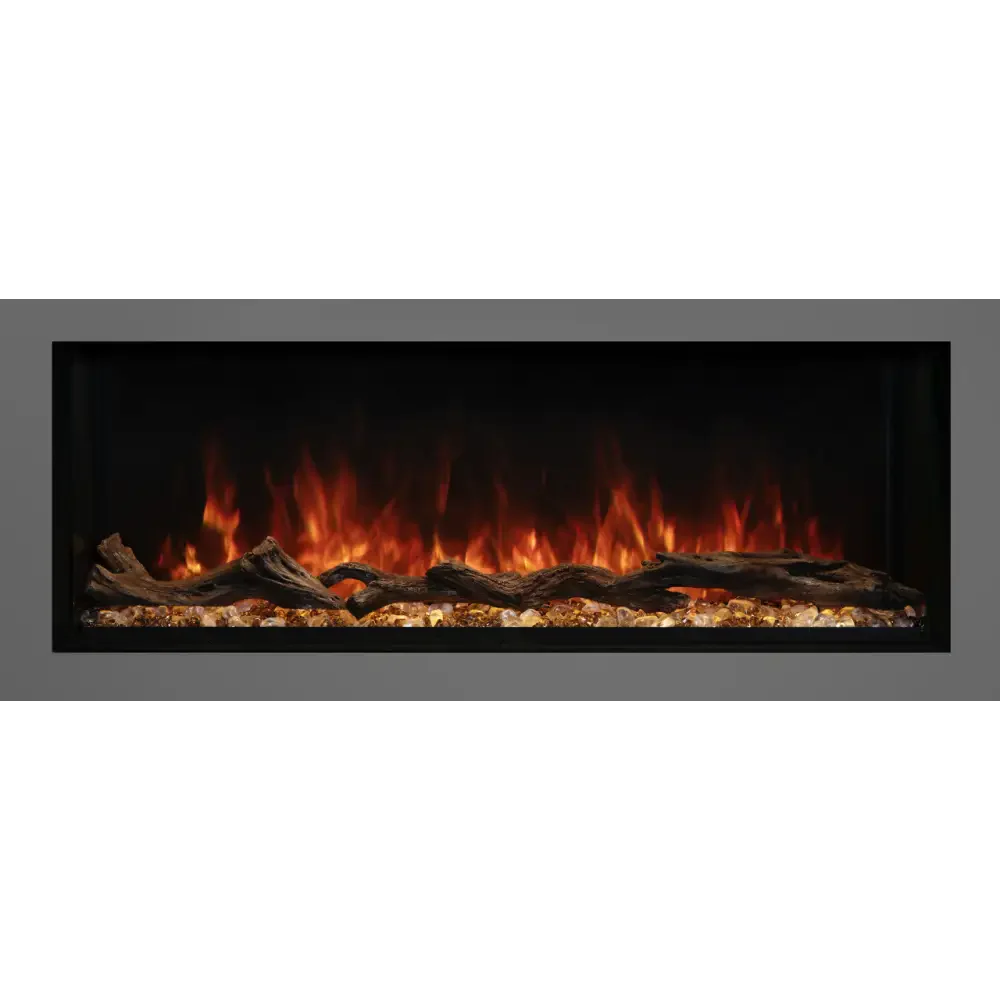 Modern Flames 44 Inch Landscape Pro Multi Linear Electric Fireplace Red Flame