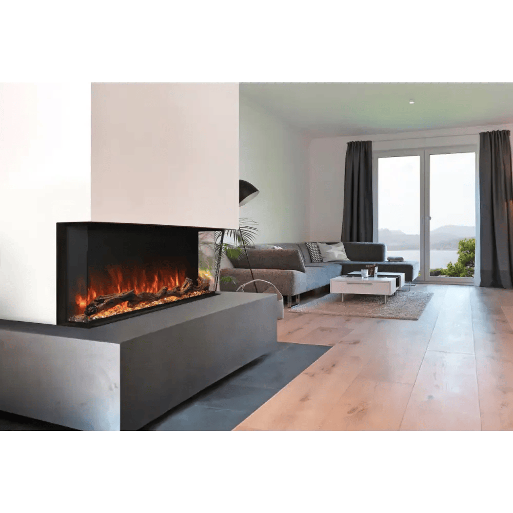 Modern Flames 44 Inch Landscape Pro Multi Linear Electric Fireplace Attached