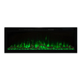 Modern Flames 50 Inch Spectrum Slimline Recessed/Wall Mount Electric Fireplace Green Flame