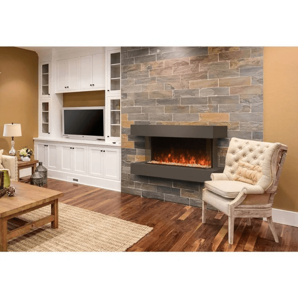 Modern Flames 80 Inch Ready To Finish Premium Wall Mount Cabinet Attached