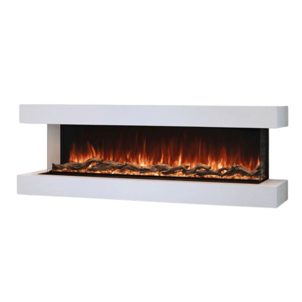 Modern Flames 80 Inch Ready To Finish Premium Wall Mount Cabinet Attached