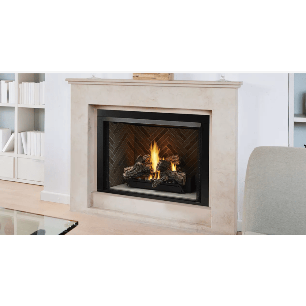 Monessen Lo-Rider 36 Inch LCUF Clean Face Vent Free Gas Firebox with Panels Attached