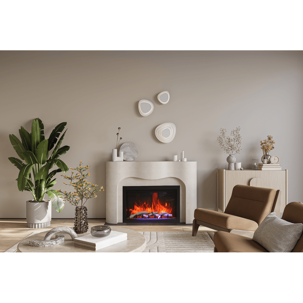 Remii 26 Inch Smart Electric Fireplace Attached