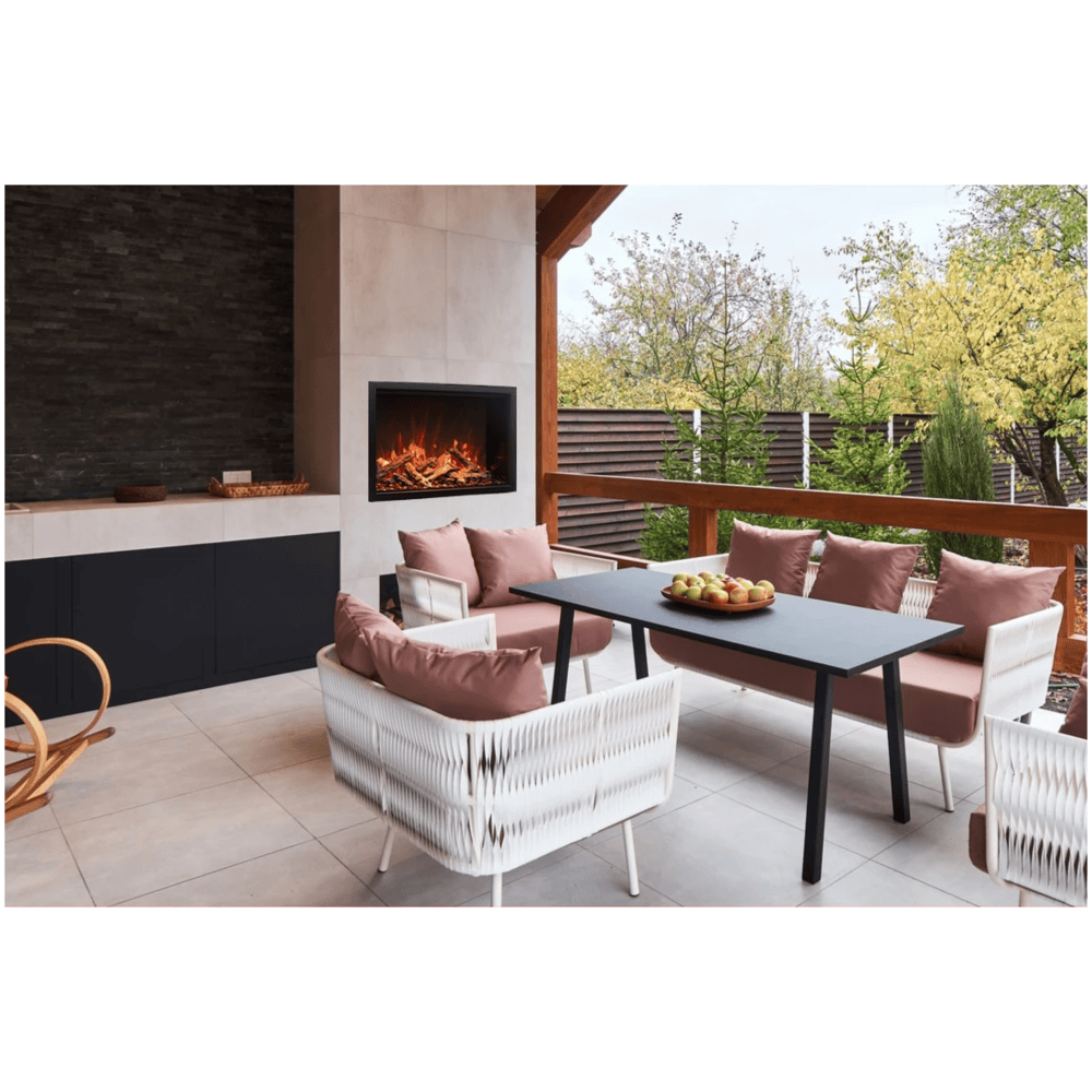 Remii 33 Inch Classic Lumina Electric Fireplace Attached