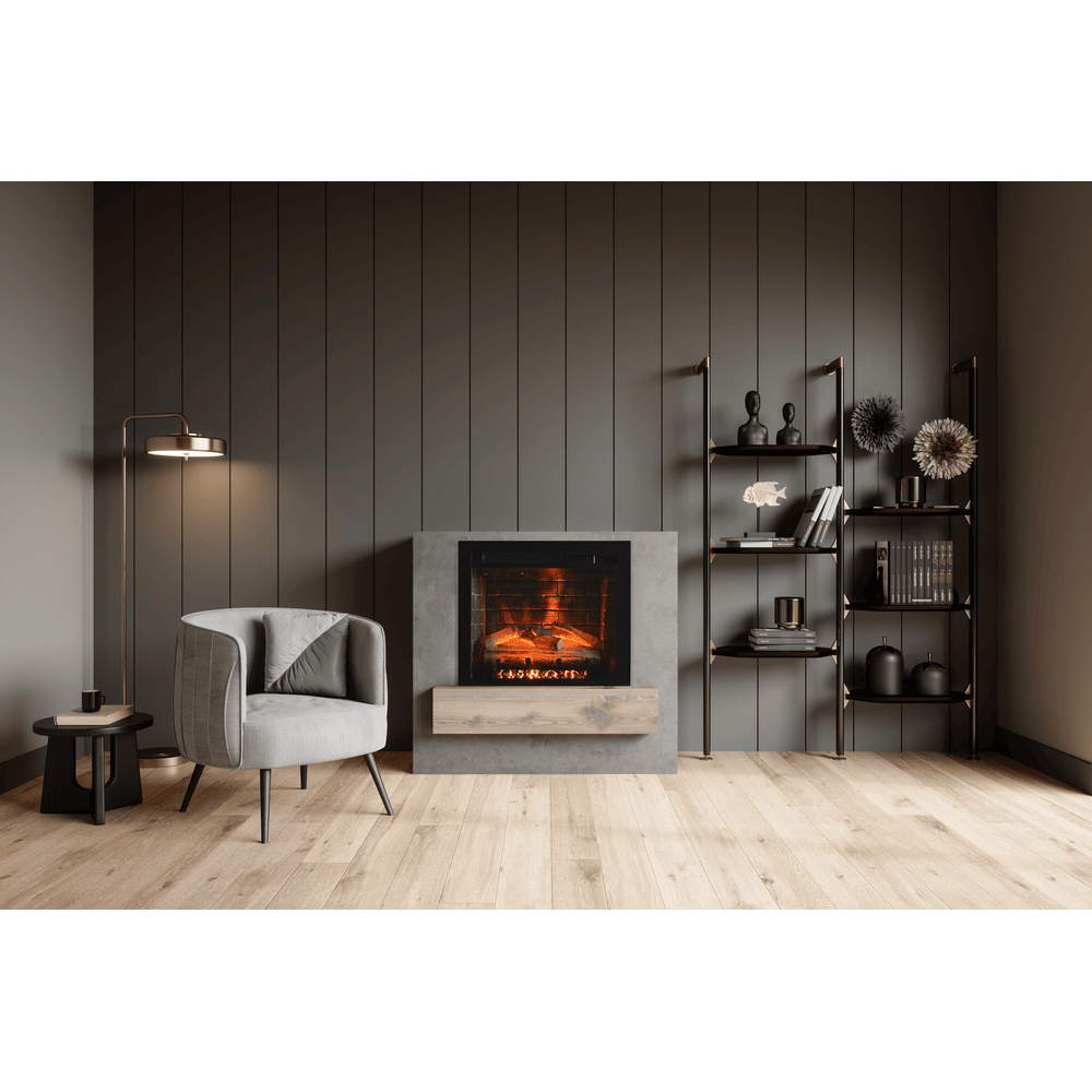 Remii 33 Inch Heritage Classic Traditional Electric Fireplace Attahced