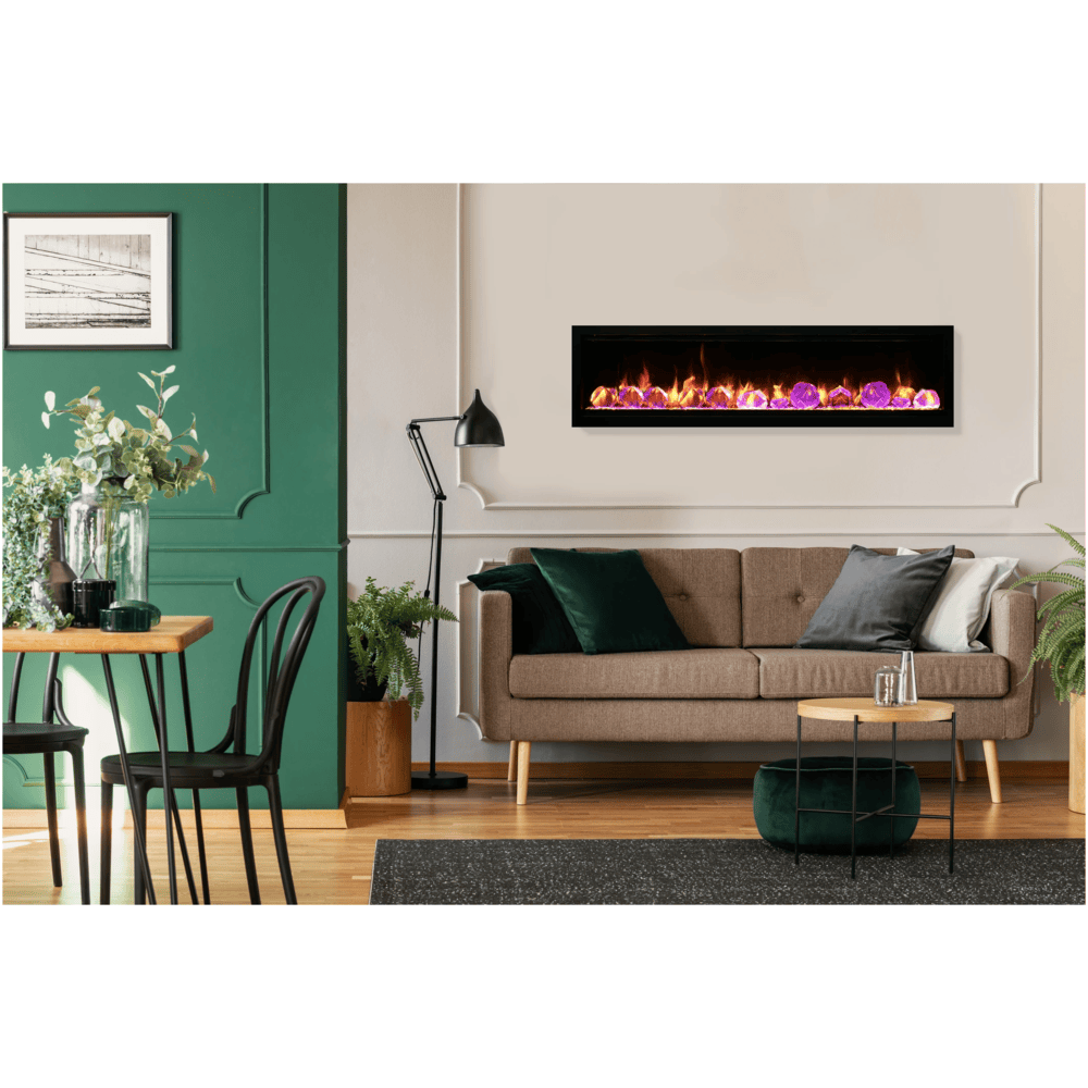 Remii 42 Inch Lumina Clean Face Built-In Electric Fireplace Attached
