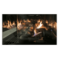Sierra Flame 38 Inch Toscana 3 Sided Peninsula Gas Fireplace Side View
