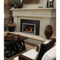 Sierra Flame 30 Inch Deluxe Ceramic Brick Panelling Direct Vent Insert Gas Fireplace Attached