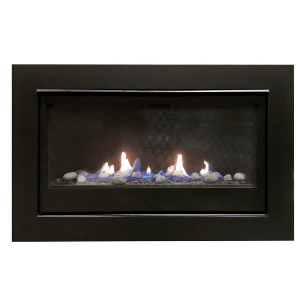 Sierra Flame 36 Inch Boston Linear Direct Vent Gas Fireplace Front View