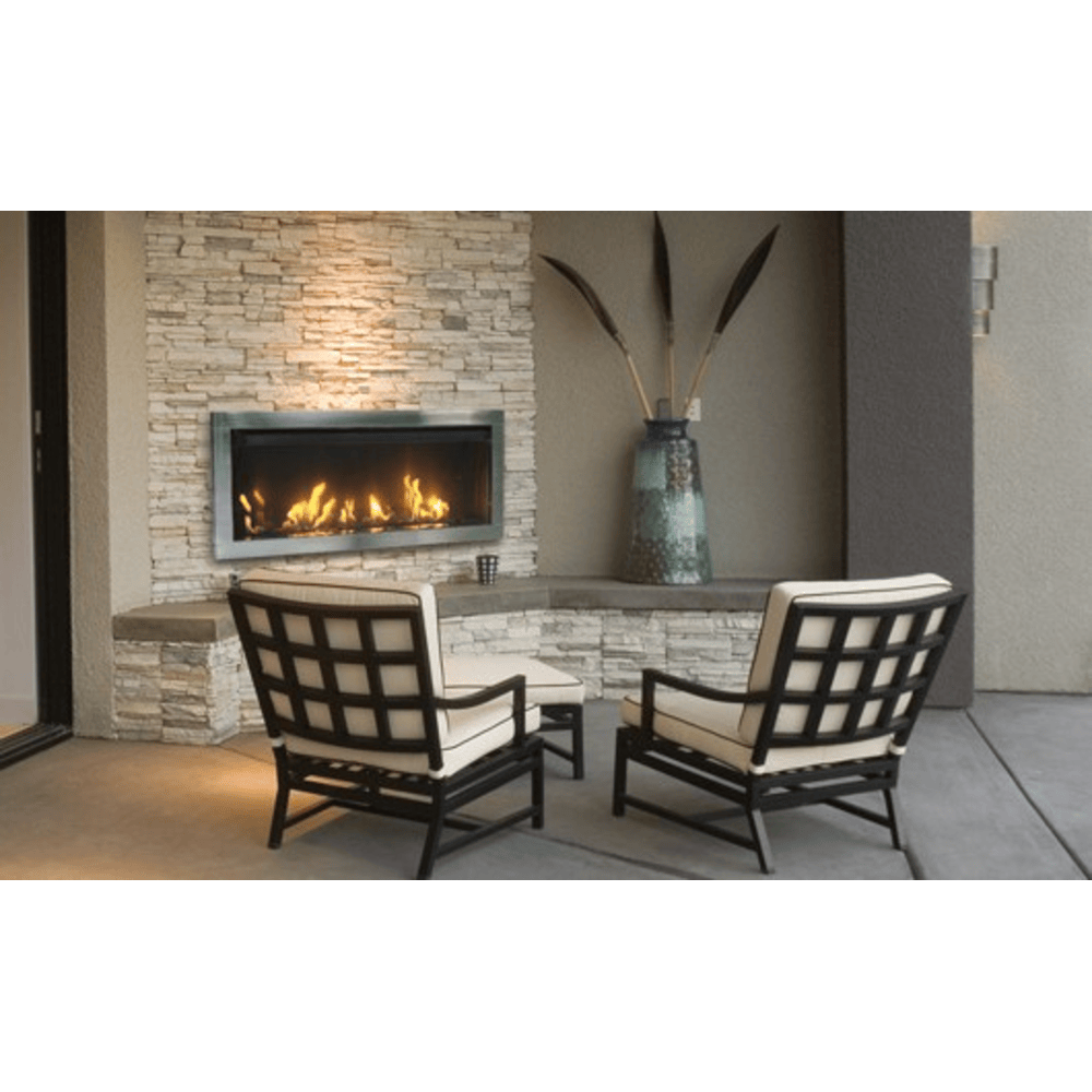 Sierra Flame 45 Inch Tahoe Direct Vent Linear Gas Fireplace Attached