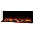 SimpliFire 43 Inch Scion Trinity 3-Sided Linear Built-In Electric Fireplace Front View