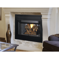 Superior BRT4536 36 Inch Traditional B-Vent Gas Fireplace with Millivolt Ignition in White Herringbone Refractory Panels Attached