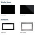 Superior DRL2000 Series Linear Contemporary Clean Faced Direct Vent Natural Gas Fireplace with Electronic Ignition Options
