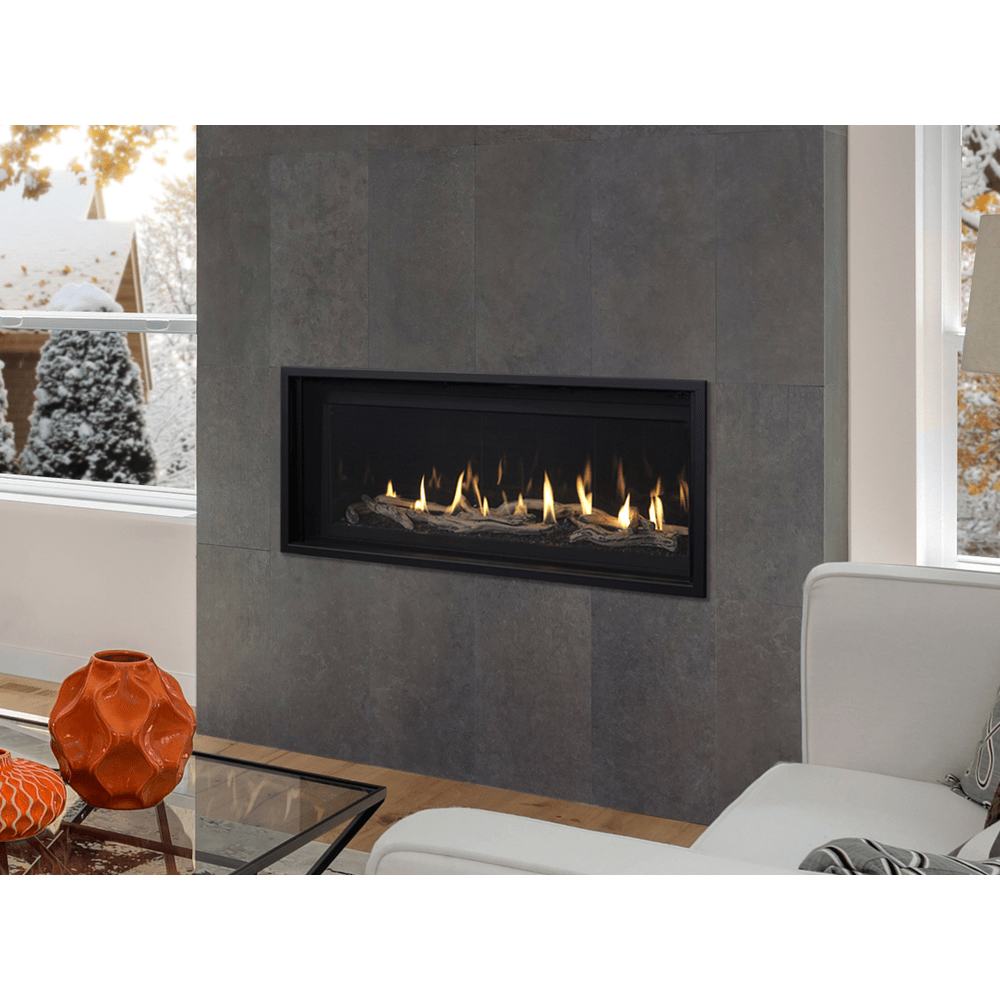 Superior DRL4000 Series Linear Contemporary Direct Vent Gas Fireplace in Electronic Ignition 48 Inch
