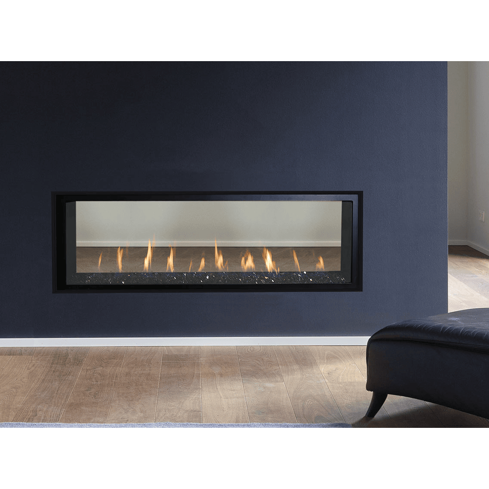 Superior DRL4000 Series Linear Contemporary Direct Vent Gas Fireplace in Electronic Ignition 60 Inch