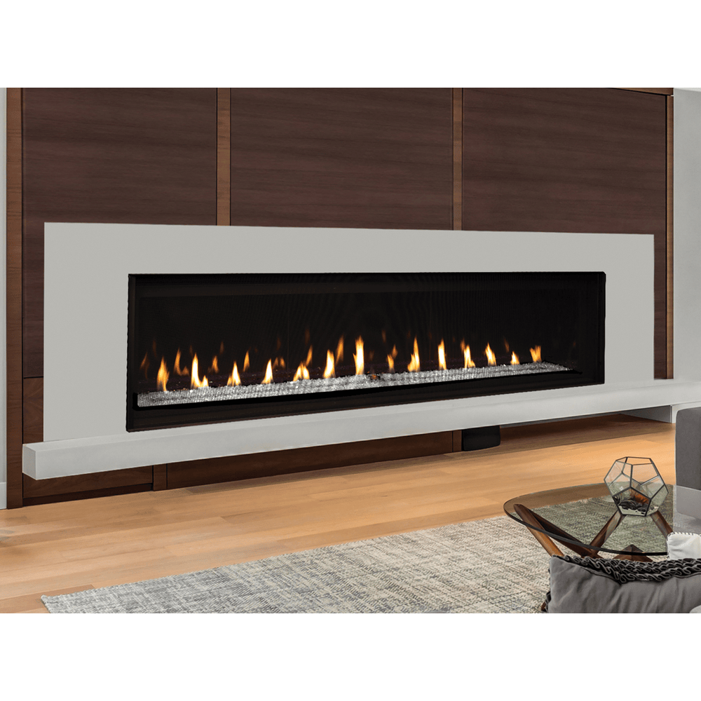 Superior DRL6000 Series 72 Inch Linear Contemporary Direct Vent Natural Gas Fireplace in Electronic Ignition Attached