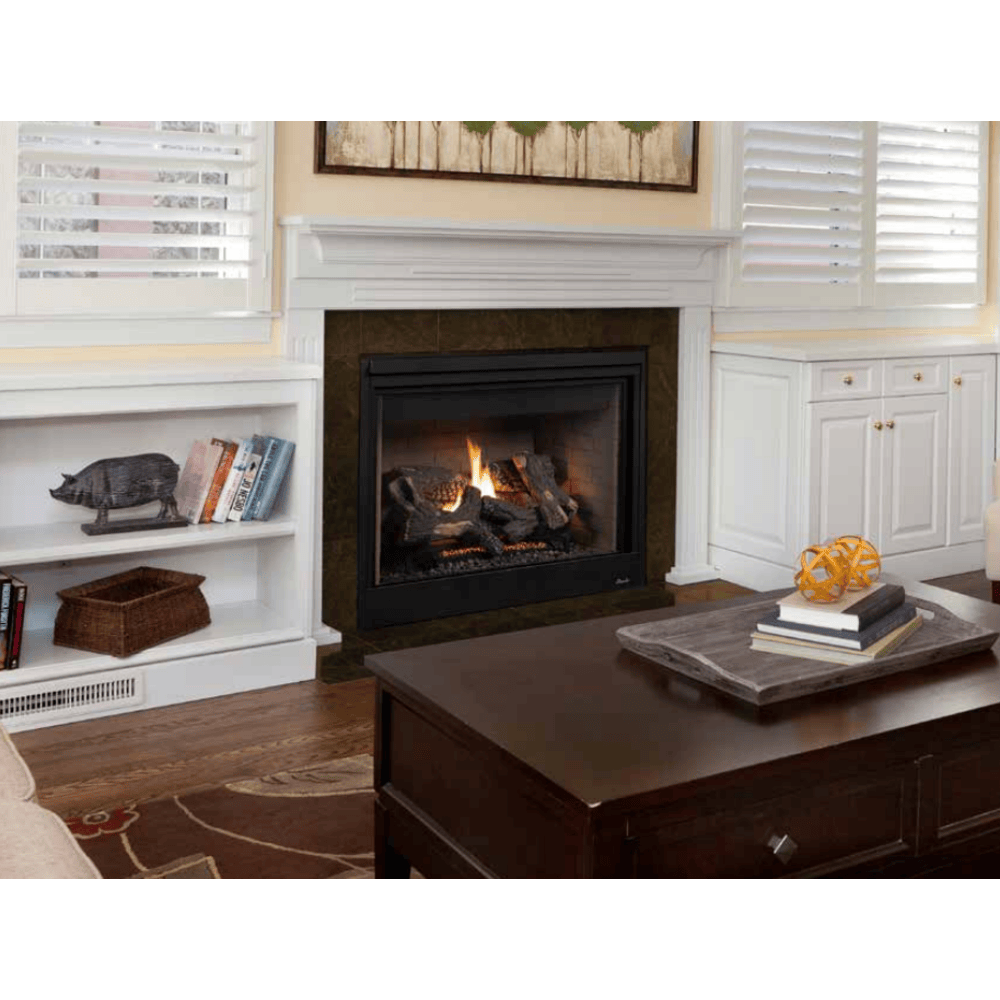 Superior DRT4000 Series 40 Inch Traditional Direct Top Vent Gas Fireplace in IPI Ignition Attached