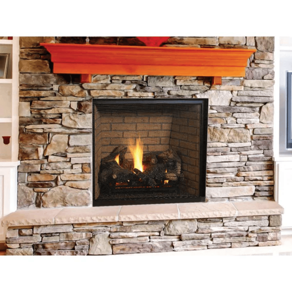Superior DRT6300 Series 45 Inch Traditional Direct Vent Natural Gas Non Power Fireplace in Electronic Ignition Attached
