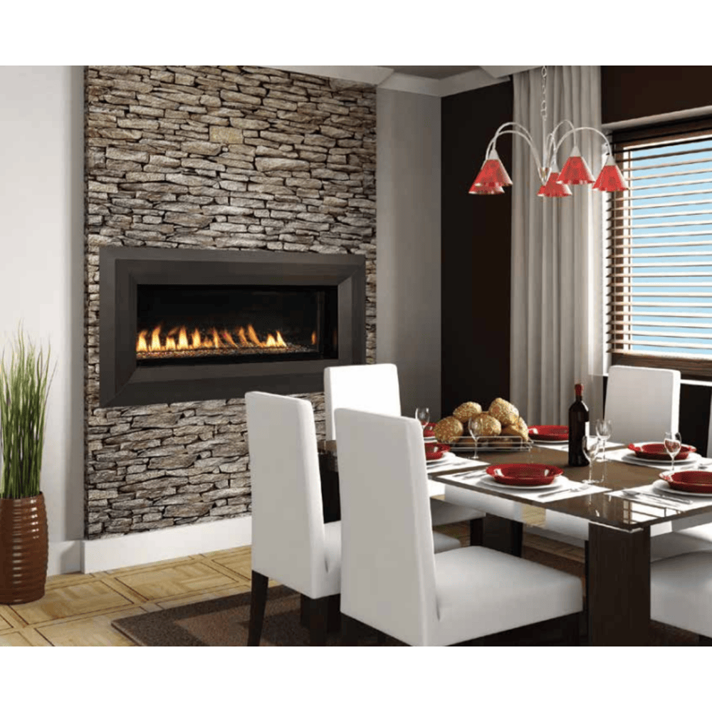 Superior VRL4543 Series 43 Inch Vent-Free Contemporary Linear Gas Fireplace Attached