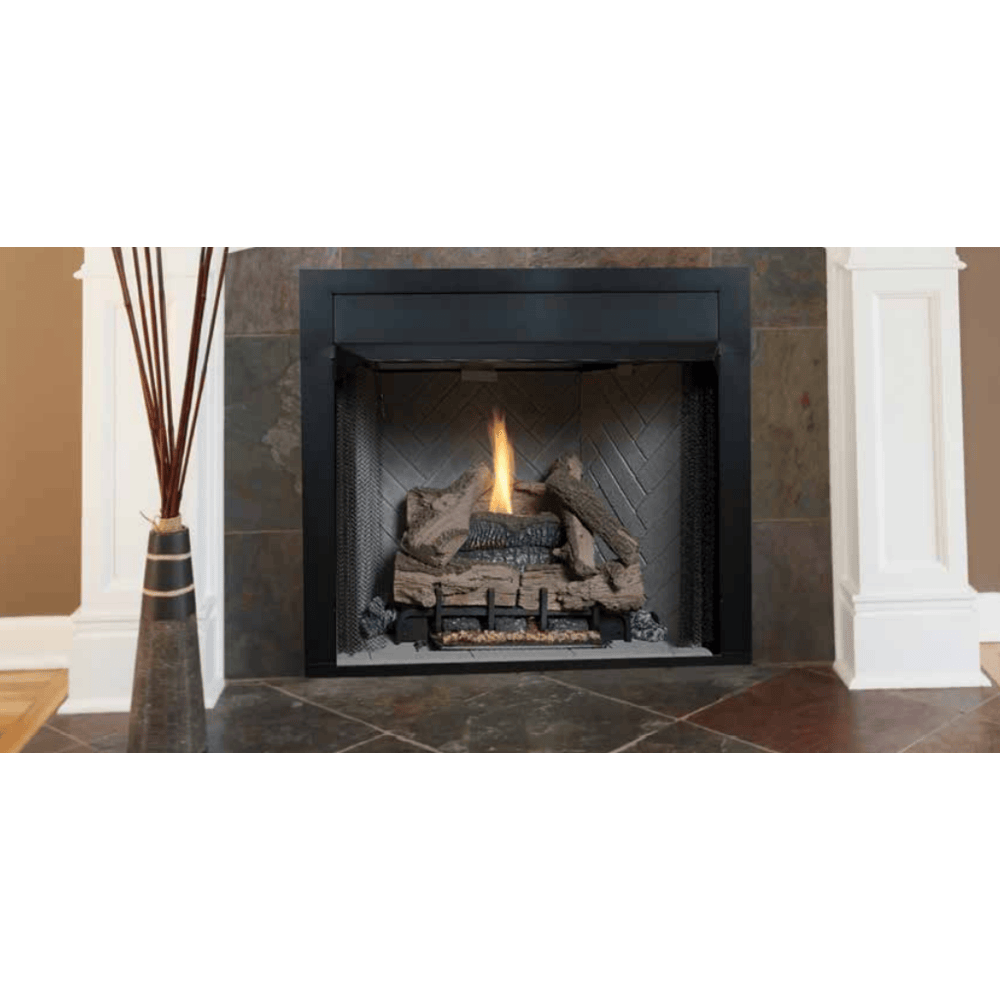 Superior VRT4000 Series 32 Inch Traditional Vent-Free Gas Fireplace in Electronic Ignition Attached