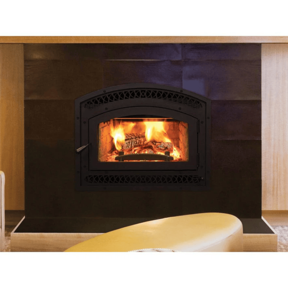 Superior WCT6920 22 Inch Traditional White Stacked Refractory Panels Wood Burning Fireplace Attached