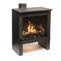 True North TN24 Direct Vent Gas Stove Side View