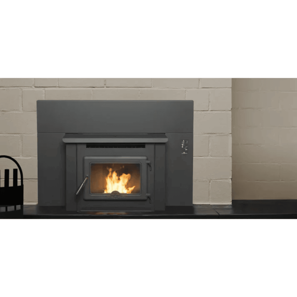 True North TN40 Pellet Insert with Door and Surround Attached