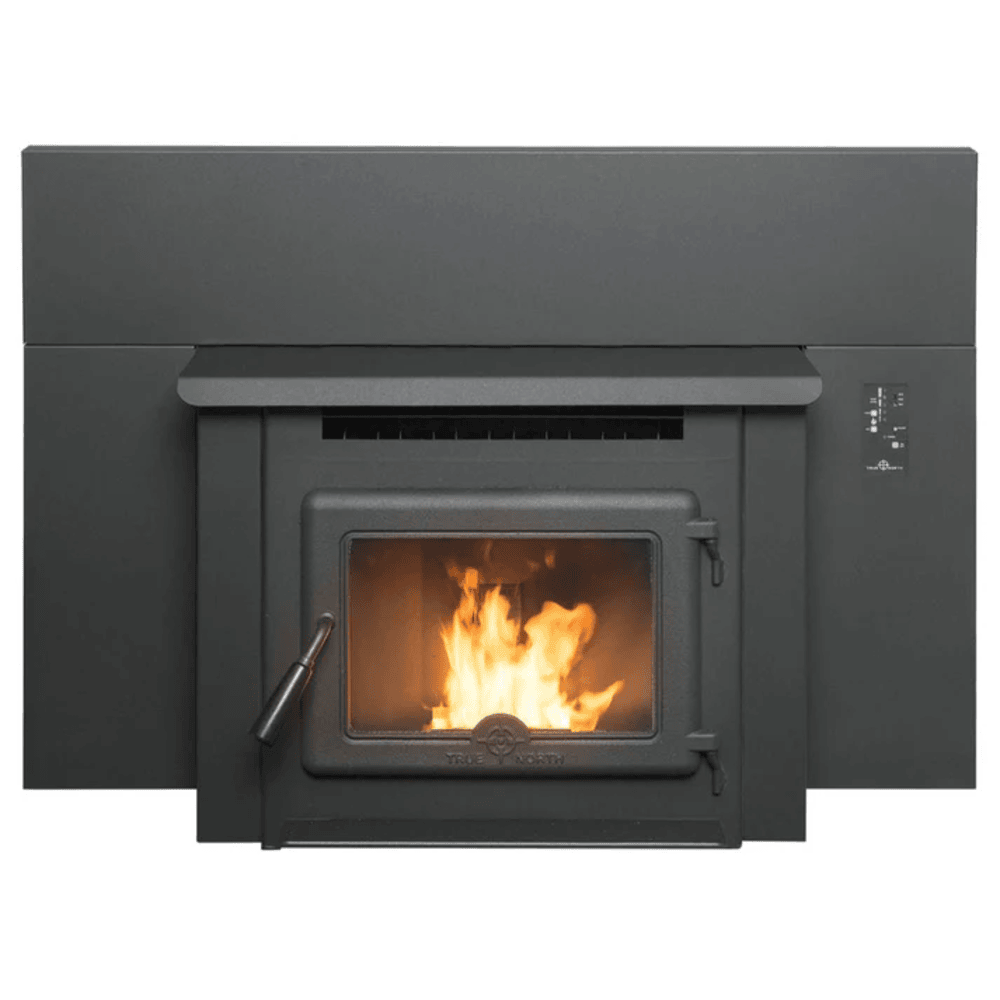 True North TN40 Pellet Insert with Door and Surround Front View